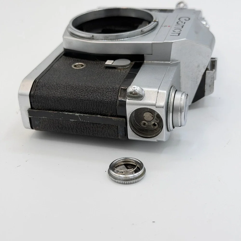 Canon FT QL 35mm SLR Film Camera Body Silver Vintage Made in Japan 160137